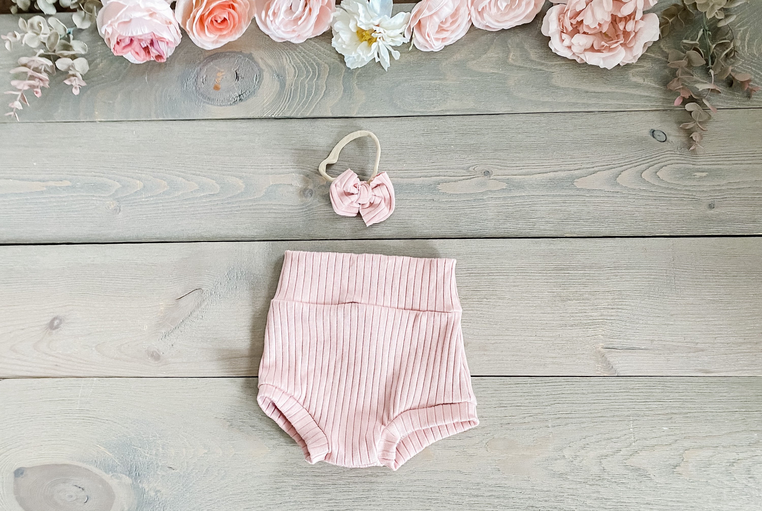Ribbed Knit high waisted bloomers baby girl bloomers toddler Etsy