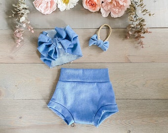 bloomer baby boy bloomers farm bloomers denim Denim bloomers cowboy bloomer country baby bloomers baby girl bloomers cowgirl
