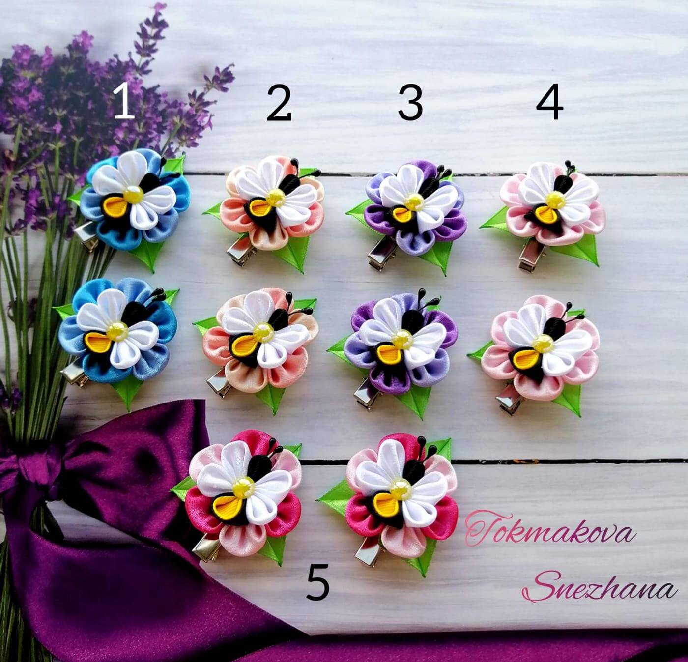 Handmade Fabric Flower Hairpins Girl Floral Hair Accessories Hair Clips Hairgirp Handmade Fabric Flower Hairpins Girl Floral Hair Accessories Hair Clips Hairgirp