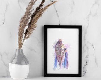 Bbw Woman Nude - Etsy