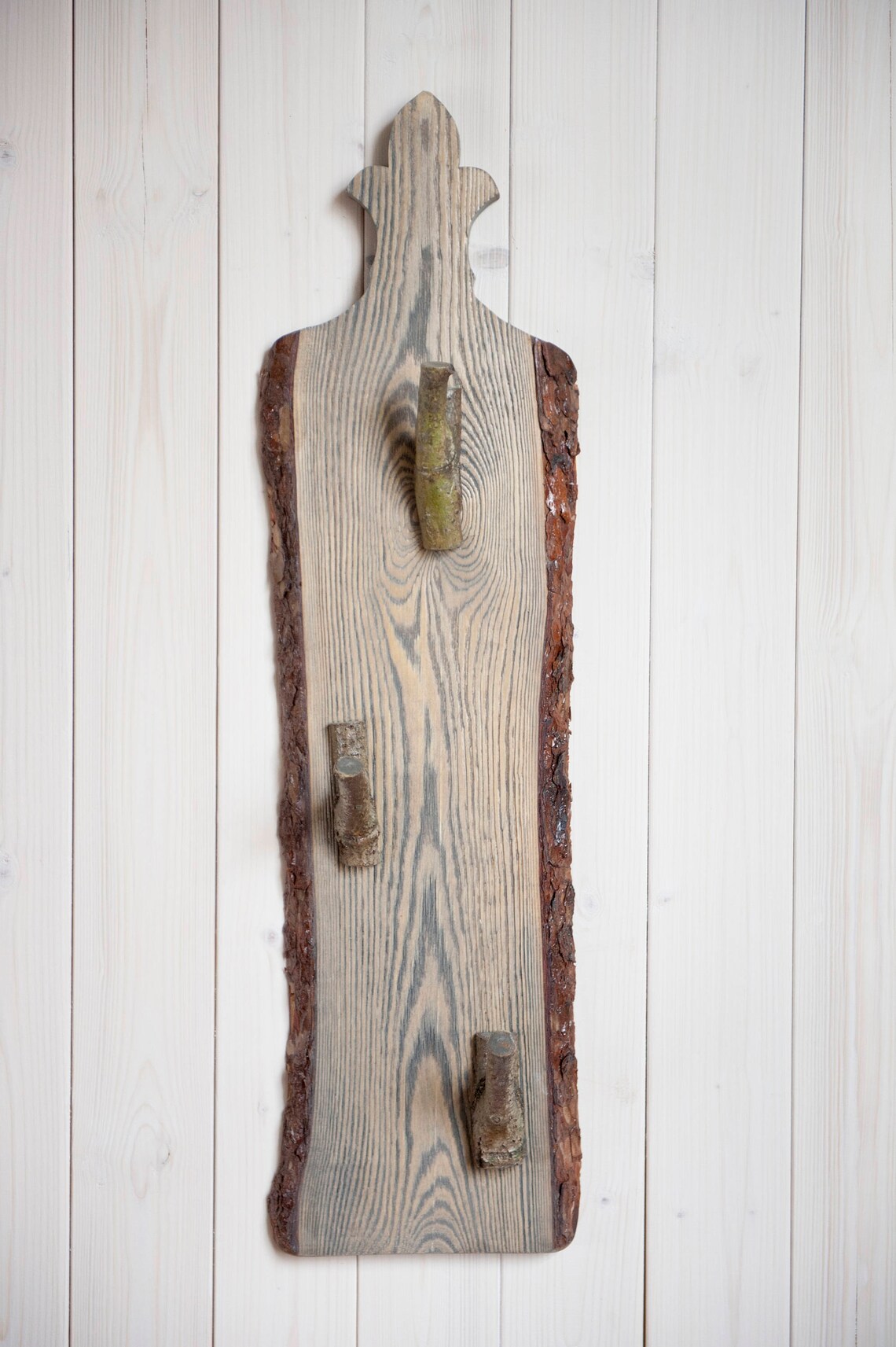 Hat Rack Trendy Wooden Rack Hallway Wall Decor Hat Hanger Etsy