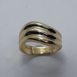 Yellow Gold Ring, Yellow Gold, Free Shipping, 10k Yellow Gold, Women Yellow Gold, Yellow Gold Rings, Solid Yellow Gold, Size 6 1/2