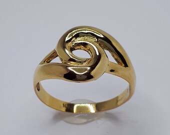 Yellow Gold Ring, Infinity Ring, Women Yellow Gold, Infinity Ring Gold, Gold Infinity Ring, Womens Yellow Gold, 10K Yellow Gold