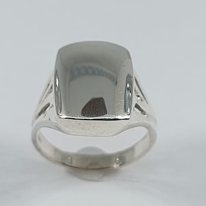 Signet Ring, Women Signet Ring, Sterling Silver, Solid Sterling Silver, Signet Ring Women, Signet Rings, 925 Sterling Silver, Gift for Her