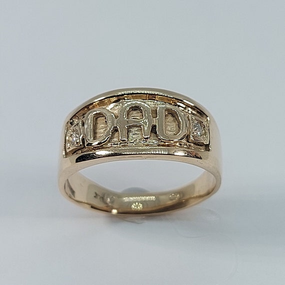 9ct Yellow Gold Dad Ring | Ramsdens Jewellery