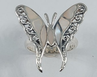 Butterfly ring, Silver Ring, Free Shipping, 925 Sterling Silver, Women Silver Ring, Butterfly Rings, Gift for Her, 925 Sterling Silver