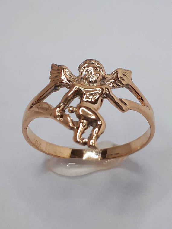 Angel gold ring deals