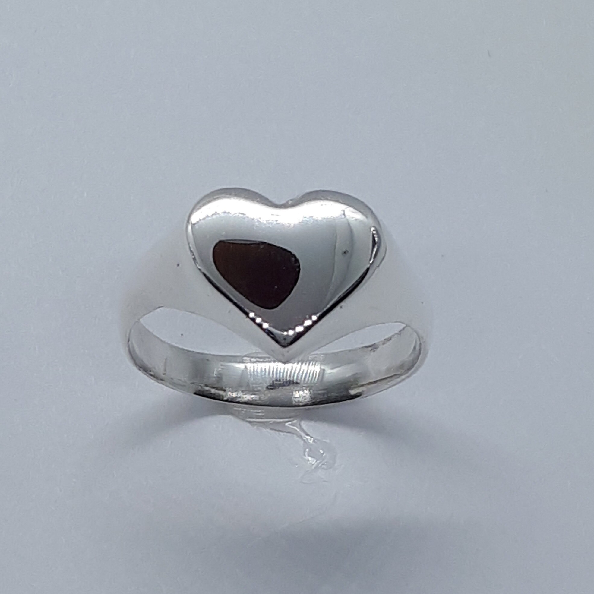 Woman Signet Ring, Heart  Signet Ring, Classic Signet Ring, Signet Rings, Signet Ring for Her, Silver Signet Ring, Gift for Her, Silver Ring