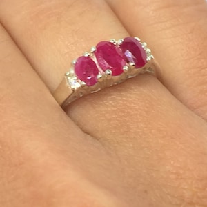 Ruby Ring, July Birthstone, Rubies Ring, Women Ruby Ring, Ruby Rings, Silver Ruby Ring, Ruby and Silver, Women Silver Ring, Ruby Ring Silver