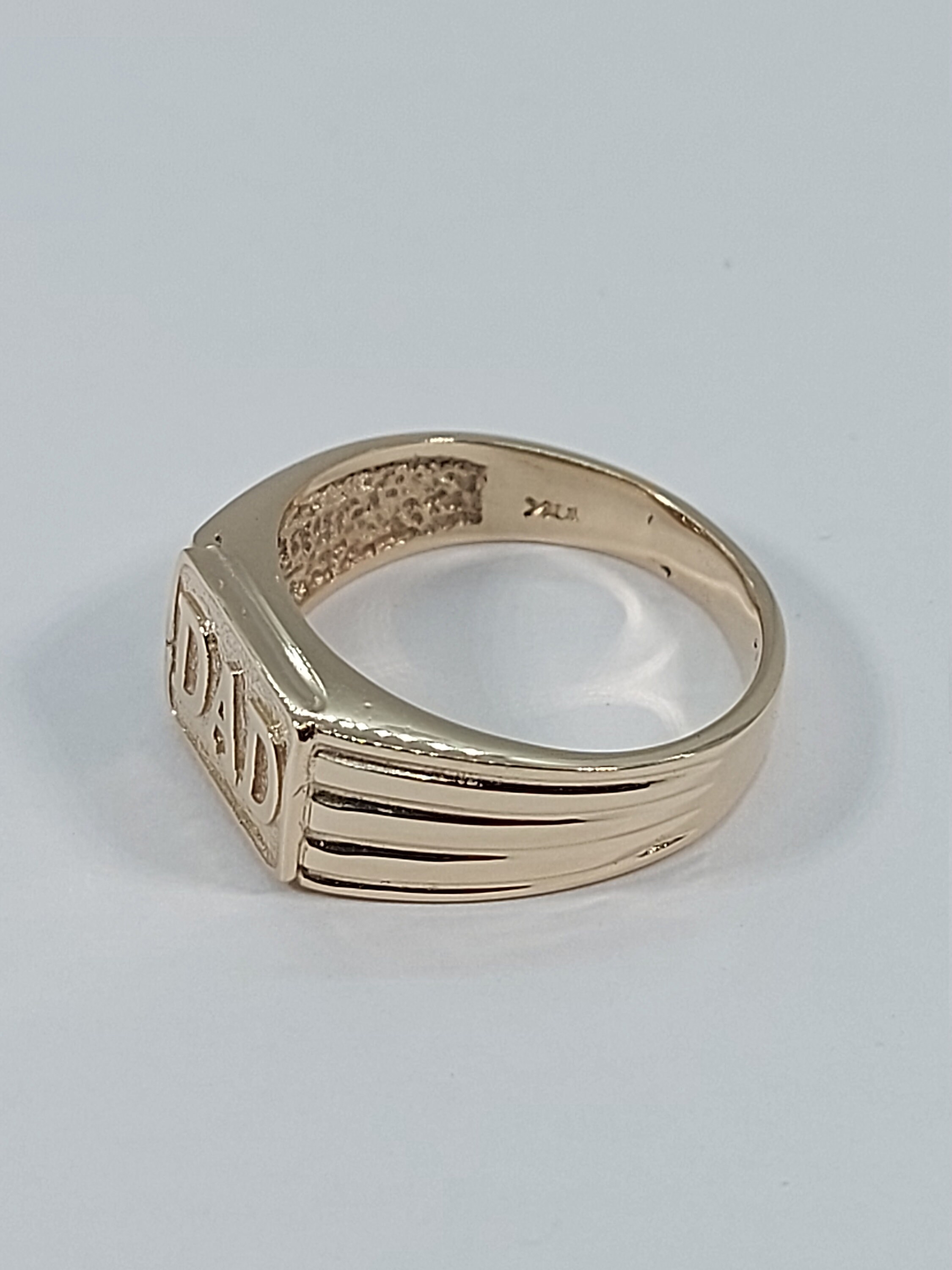 Dad ring gold clearance
