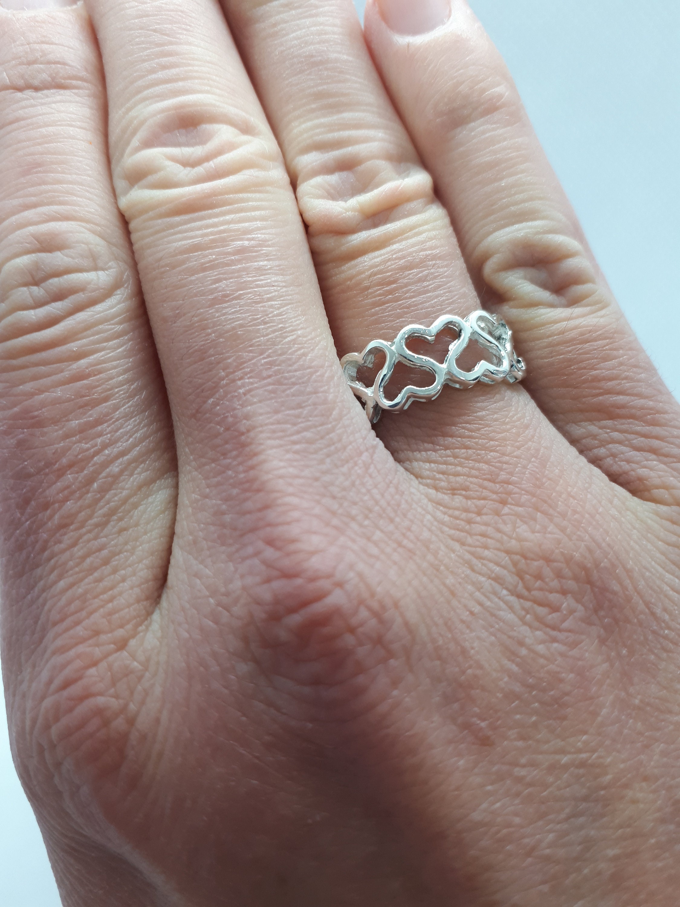 Heart Silver Ring, Silver Ring, Women Rings, Sterling Silver