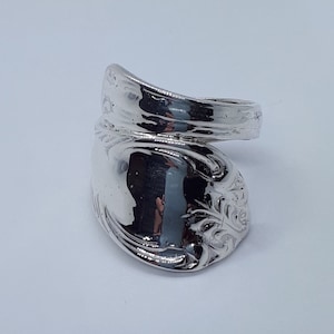 Spoon Ring,  Solid Sterling Silver, Spoon Rings, Women Silver Ring, Spoon Silver Ring, Spoon Jewelery, Cutlery Ring, Flower Ring, Spoon