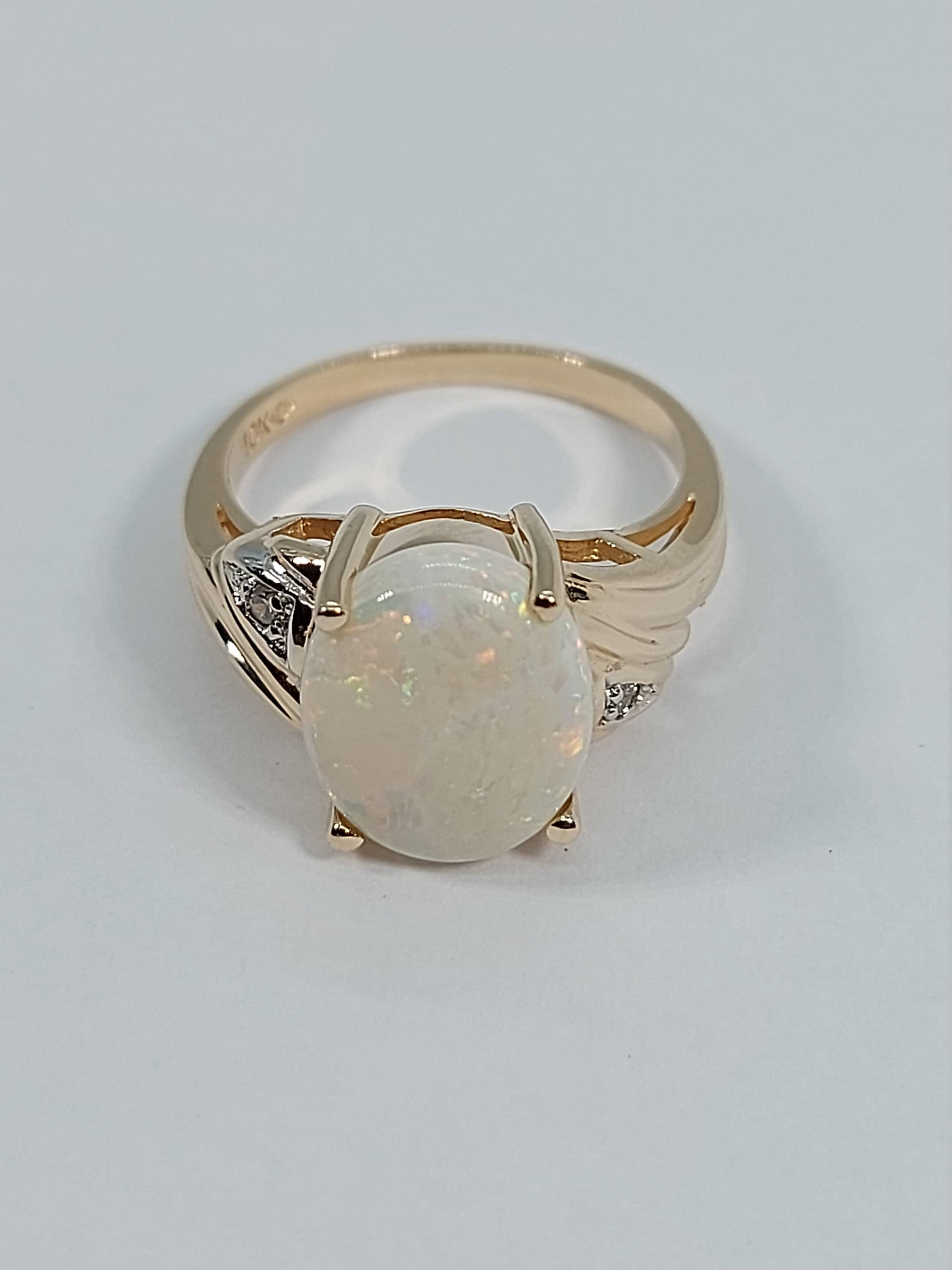 Elli PREMIUM Anello Con Pietra Preziosa Capelli D'angelo In Argento Sterling 925 Placcato Oro Anello ✔️ Acquista Online - Foto 9