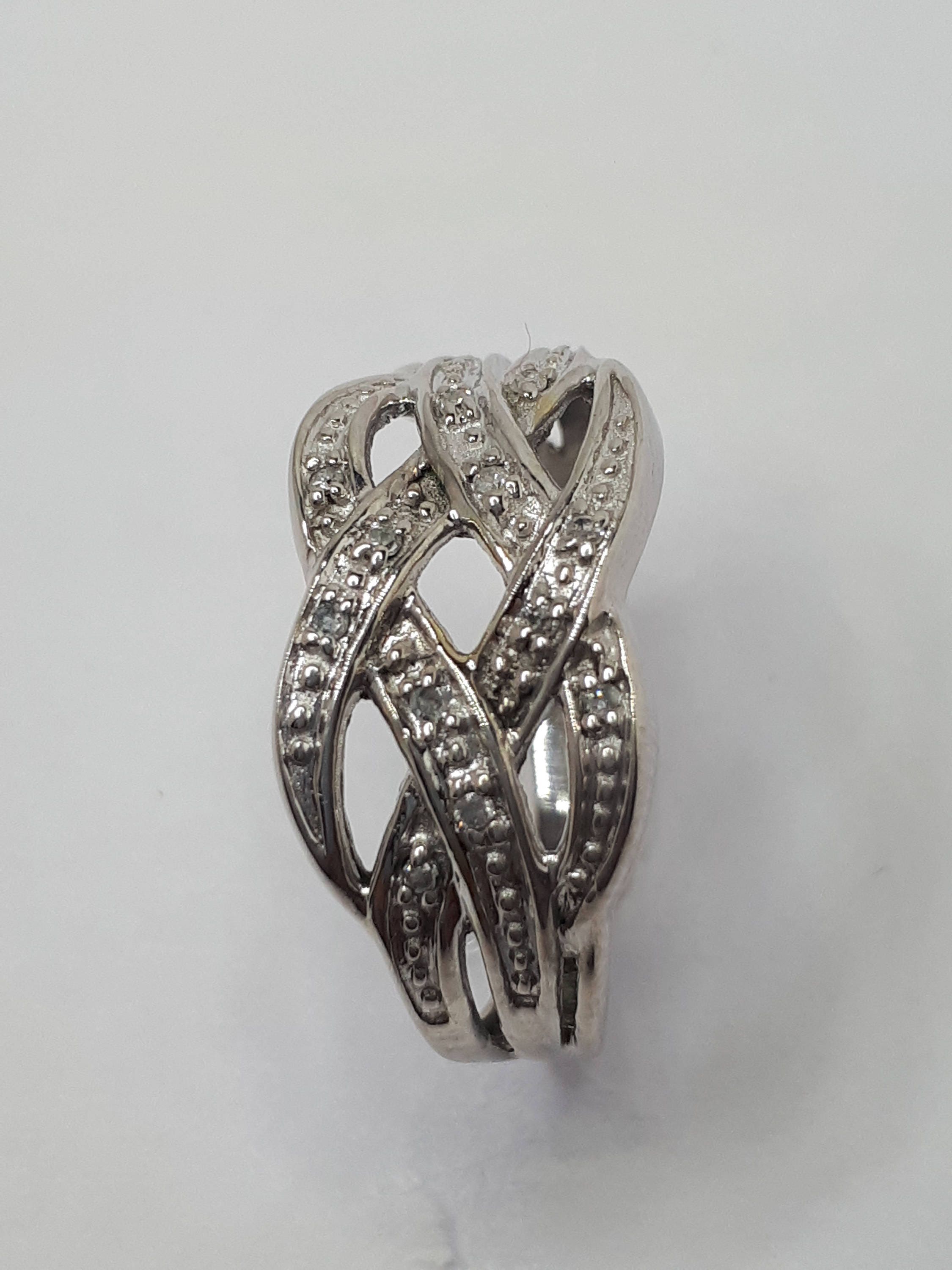 Infinity Ring Women White Gold White Gold Ring Infinity - Etsy