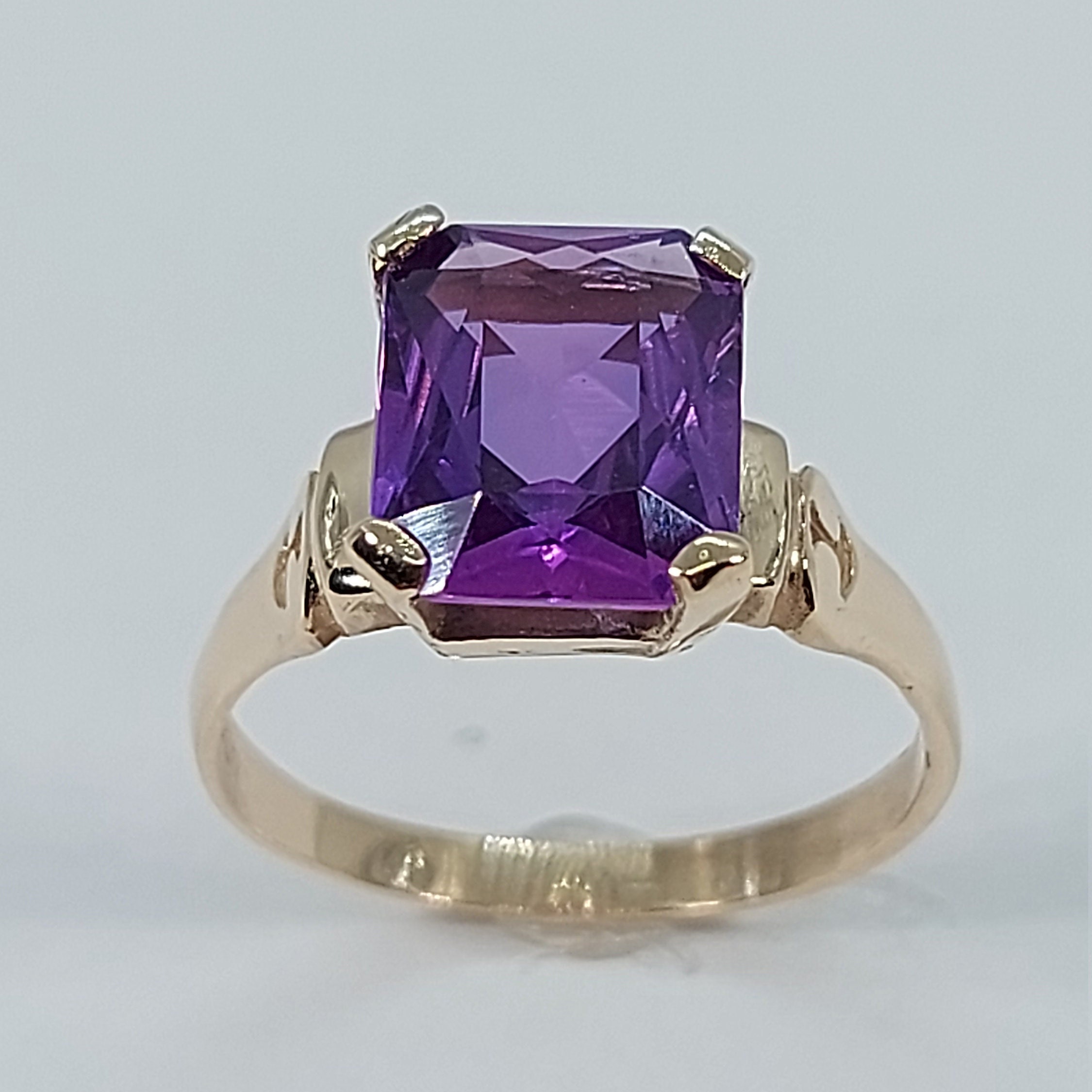 10k gold amethyst ring deals
