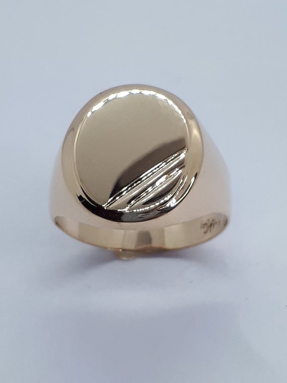etsy gold signet ring