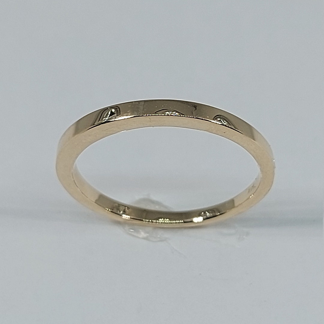 [ILYAND] 韓国ブランド☆14K GOLD☆Round Sliding Ring Yellow Gold Ring, Women Gold Ring, Women Yellow Gold, Free
