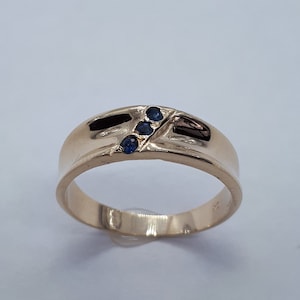 Men Sapphire Ring, Men Yellow Gold, Men&#39;s Rings, 10k Yellow Gold, Gold Ring Men, Sapphire Ring, Men Wedding Band, Sapphire Rings, Gold Ring