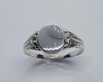 Chevalière pour hommes, chevalière pour femmes, chevalière, chevalière en argent, bague initiales, bague personnalisée, chevalière pour lui, bagues pour hommes