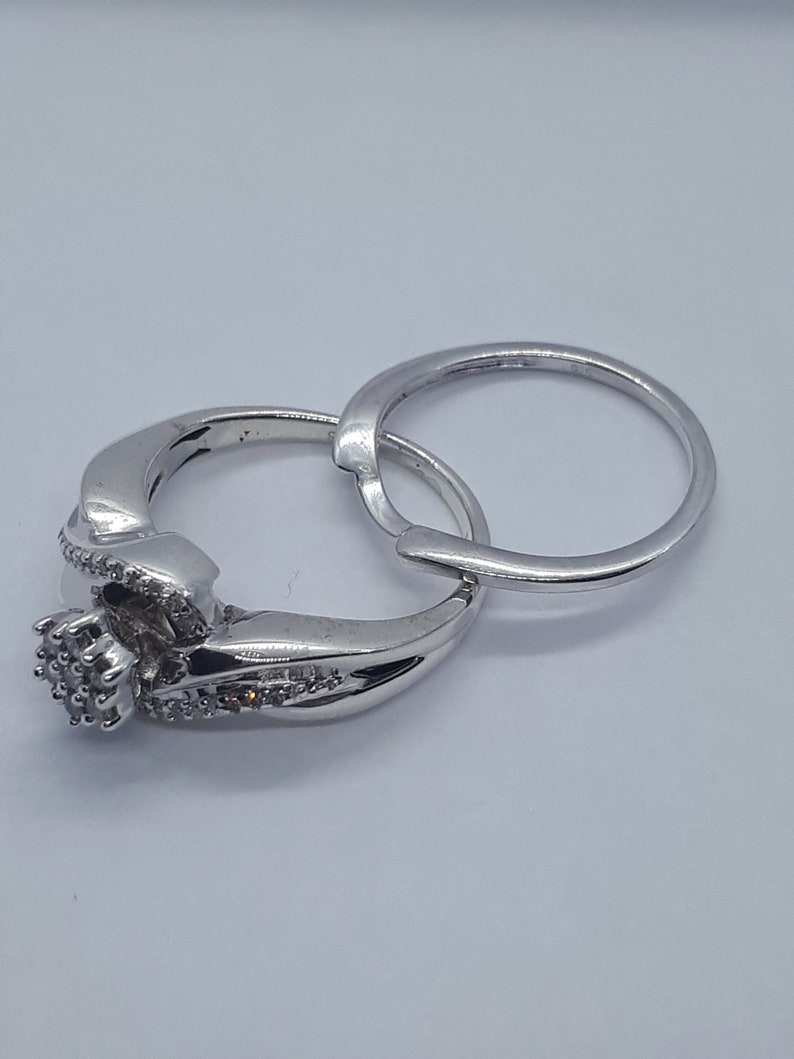 Solitaire Ring Engagement Ring Silver Engagement Free Shipping Diamond Ring Silver Ring Women Engagement Diamond Engagement Ring