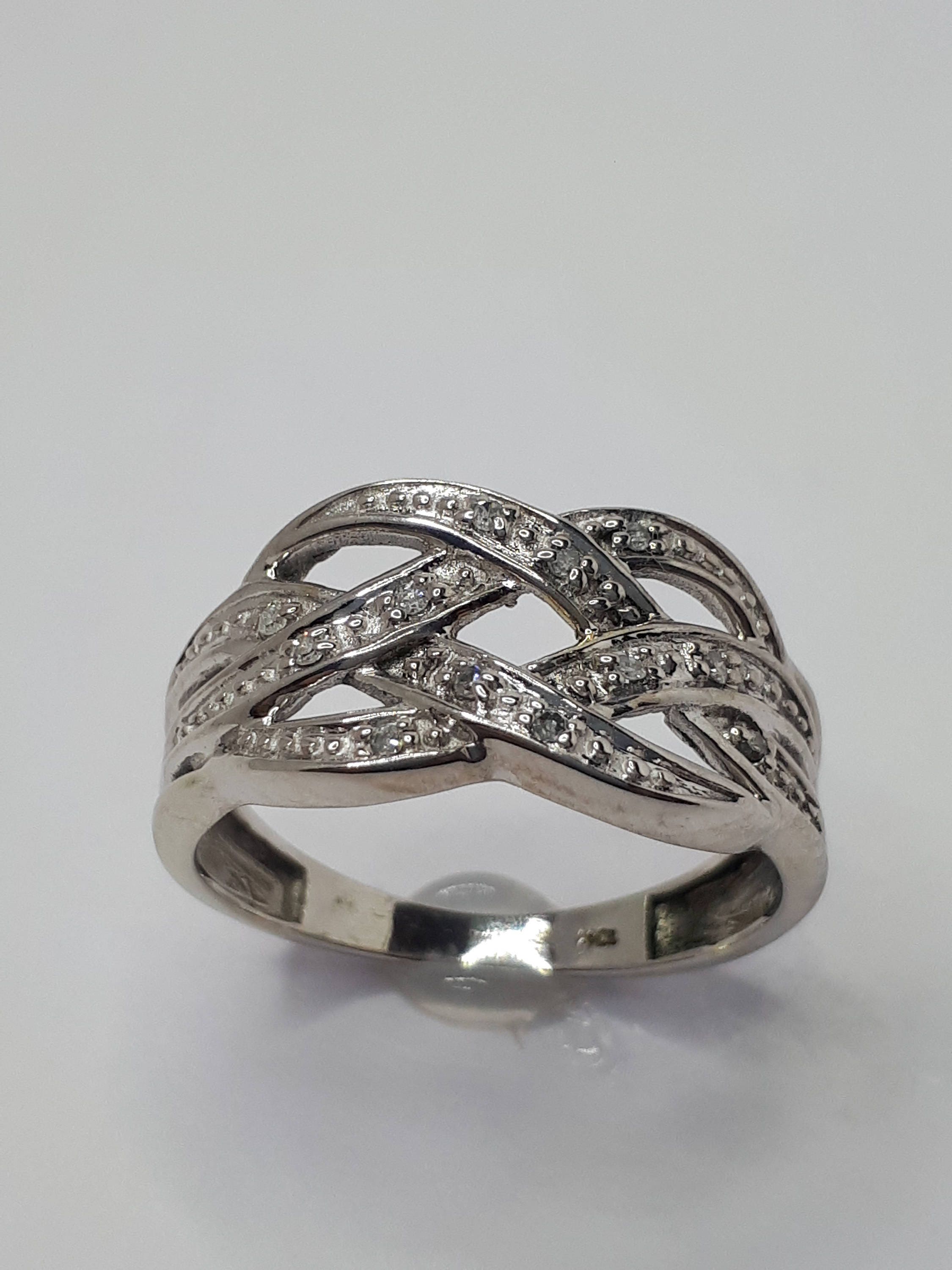 Infinity Ring Women White Gold White Gold Ring Infinity - Etsy