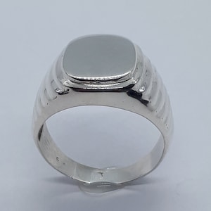 Anel de sinete masculino, anel de sinete feminino, anel de sinete, anel personalizado, anel de iniciais, anel de prata masculino, anel de prata maciça, anel de sinete para ele
