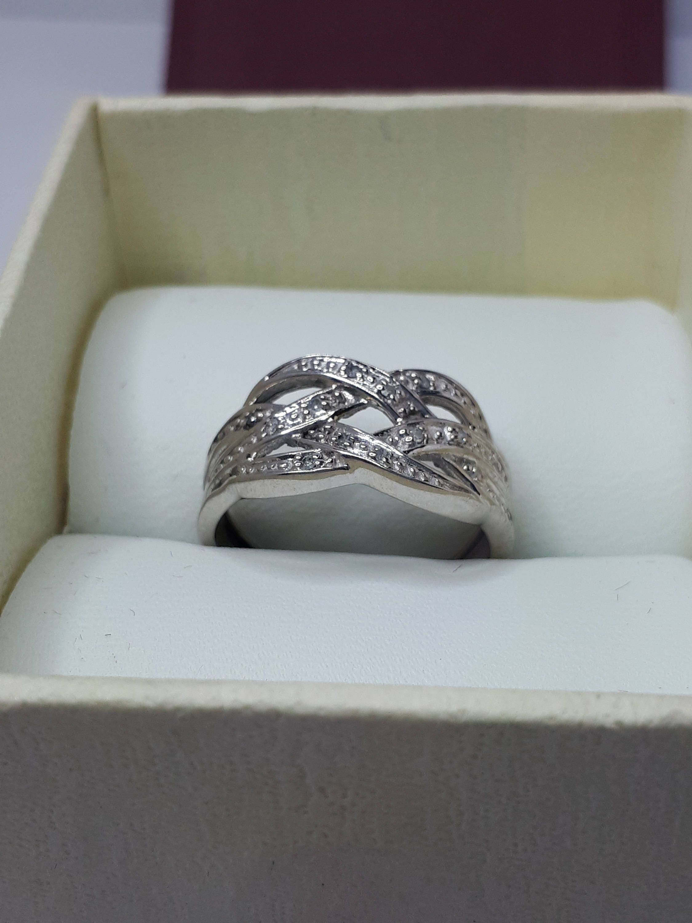 Infinity Ring Women White Gold White Gold Ring Infinity - Etsy