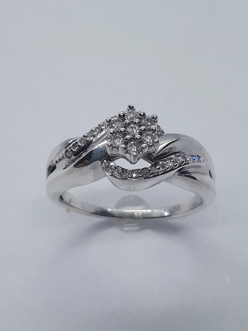 Solitaire Ring Engagement Ring Silver Engagement Free Shipping Diamond Ring Silver Ring Women Engagement Diamond Engagement Ring