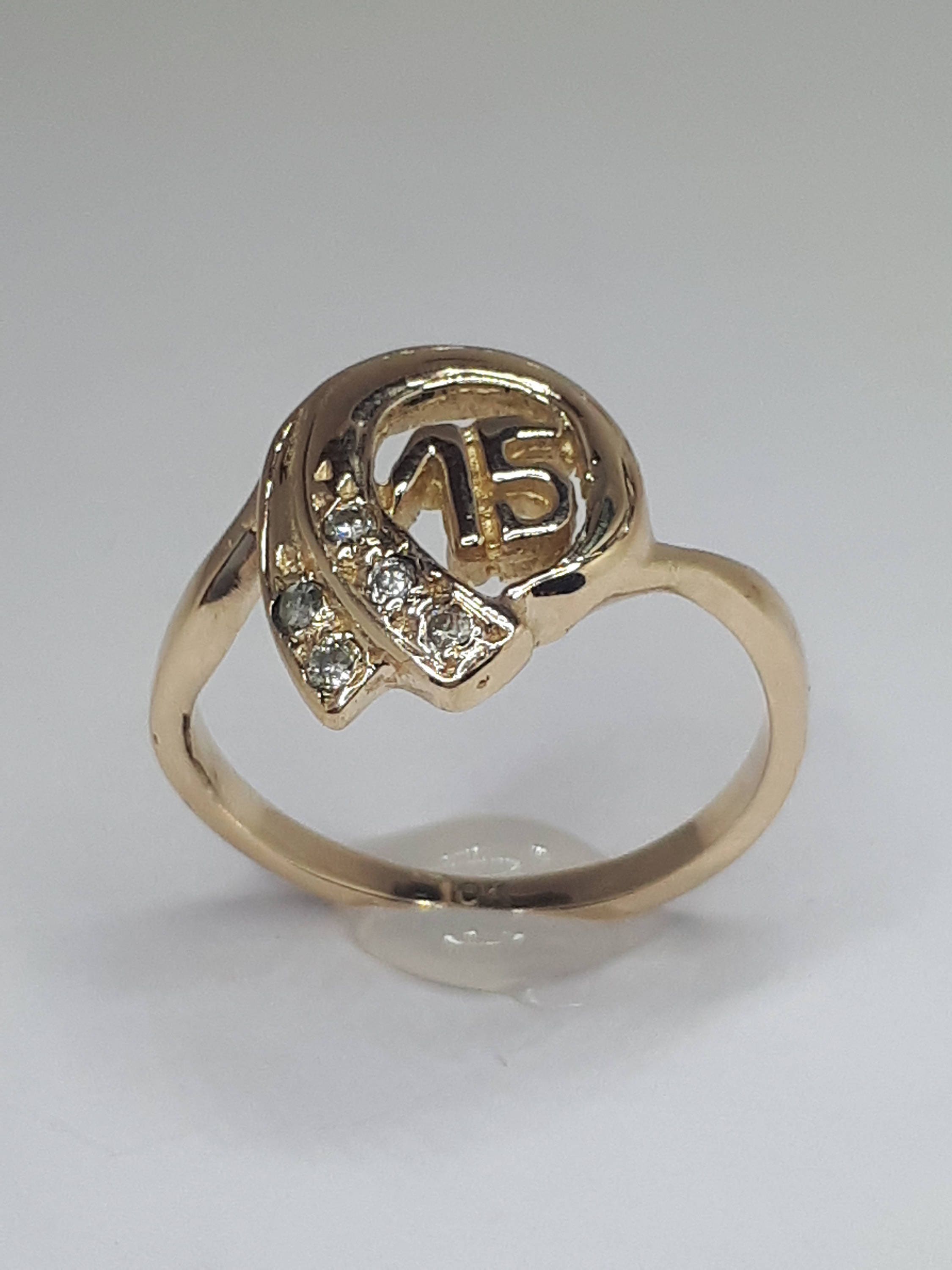 Anillo de quinceañera Anillo cumpleaños 15 Anillo España