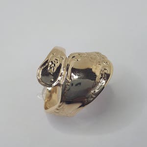 Handmade 10K Yellow Gold Spoon Ring, Cutlery Jewelry - Etsy
