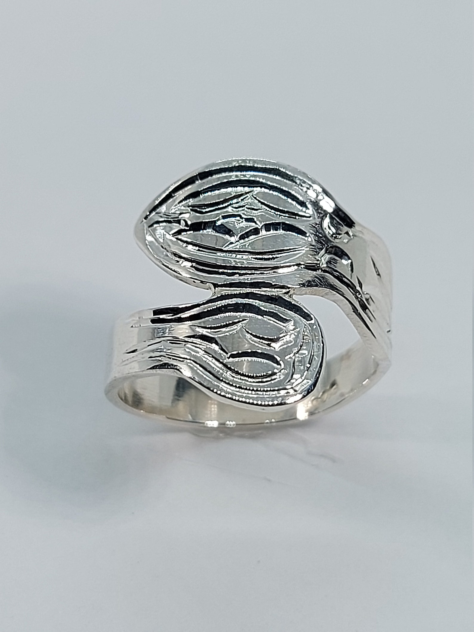 Spoon Ring Solid Sterling Silver Spoon Rings Women Ring Etsy