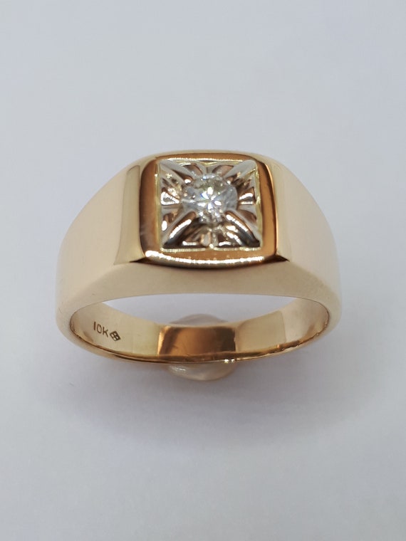 Diamond Jewellery - 18KT Men's Ring Yellow Gold | Narayan Das Saraff & Sons  Jewellers