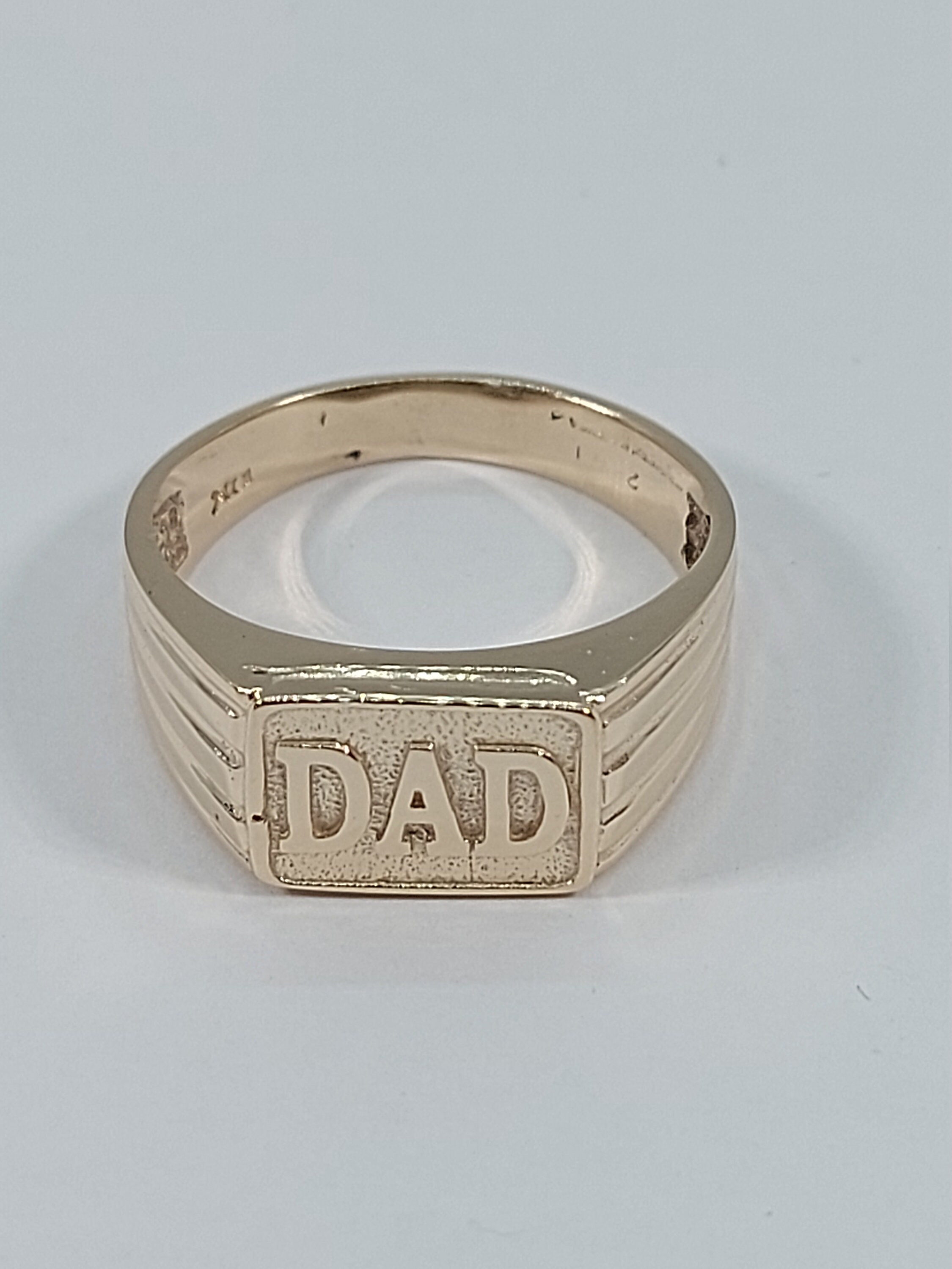 Dad ring best sale gold