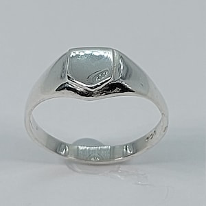 Mens Signet Ring, Women Signet Ring, Signet Ring, Initials Ring, Men Silver Ring, Solid Silver Ring, Signet Ring for Him, Personalized Ring