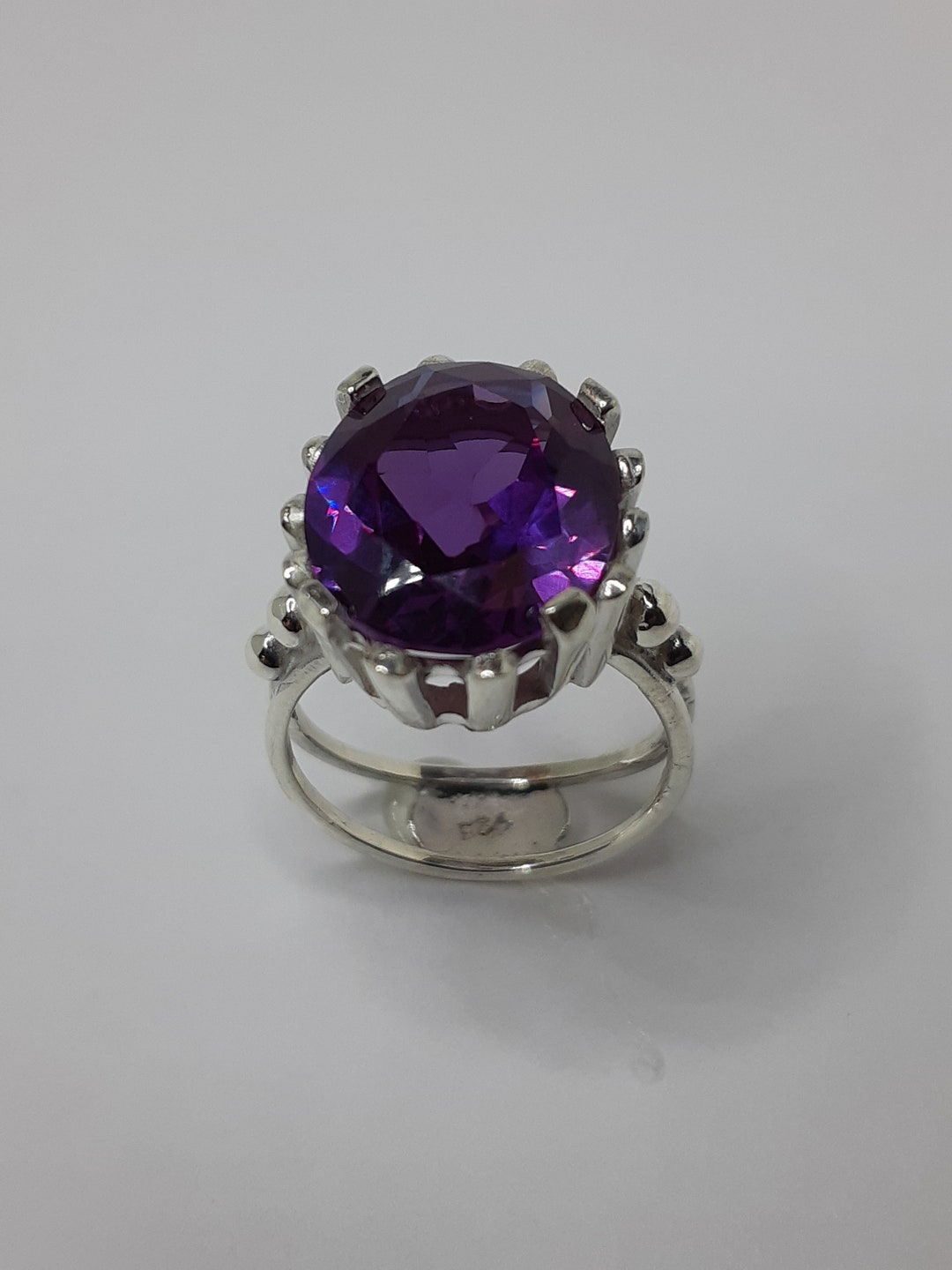Bague Argent 925 Zircone Croisée - Taille 57 - Style Cocktail