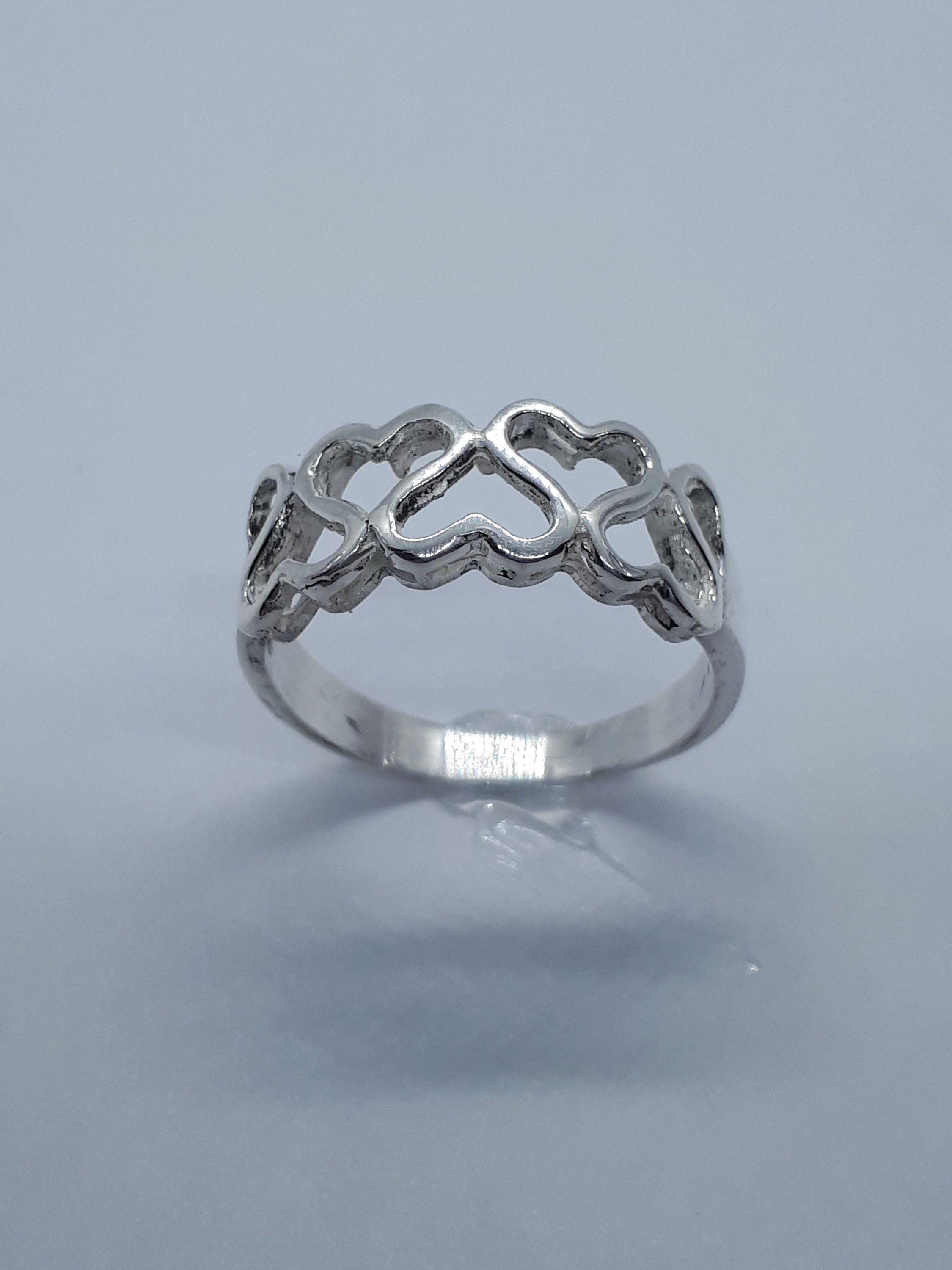 Heart Silver Ring, Silver Ring, Women Rings, Sterling Silver