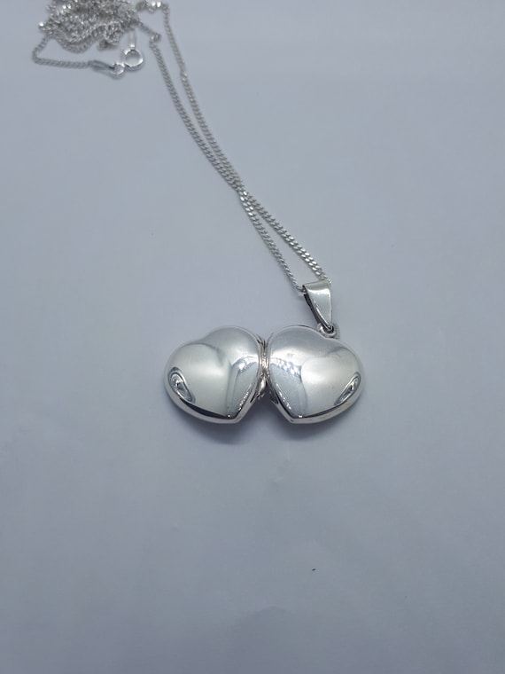 Silver Pendent ,heart Locket Pendent, Locket Necklace, 925
