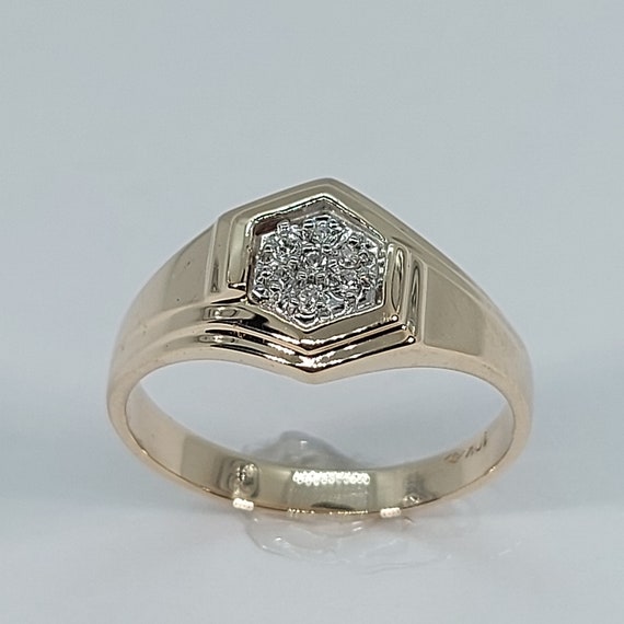 14Kt Gold 0.30 Ct Men's Diamond Ring – elizabethjewelrycompany