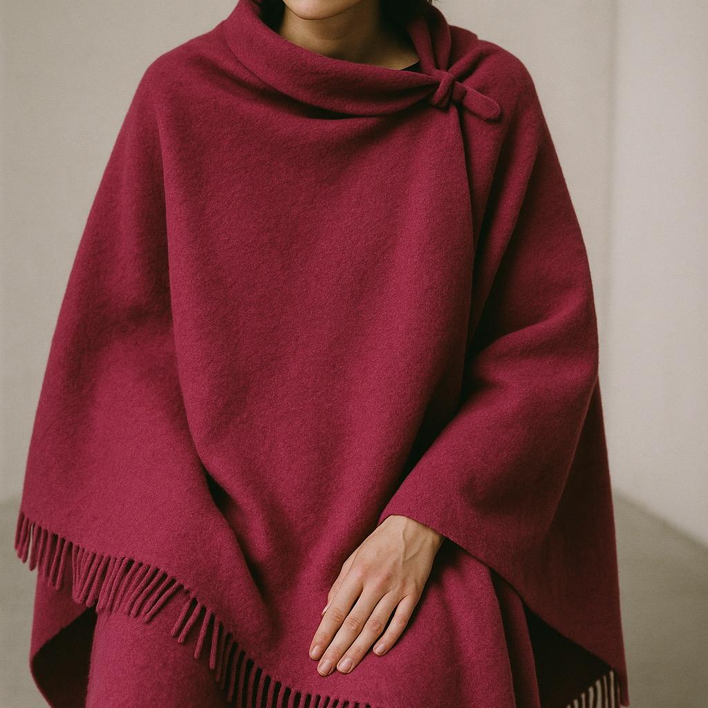 80s Wool Poncho - Etsy