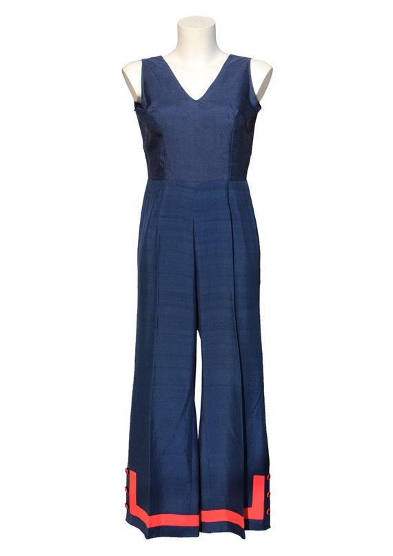 Vintage 1970's silk jumpsuit