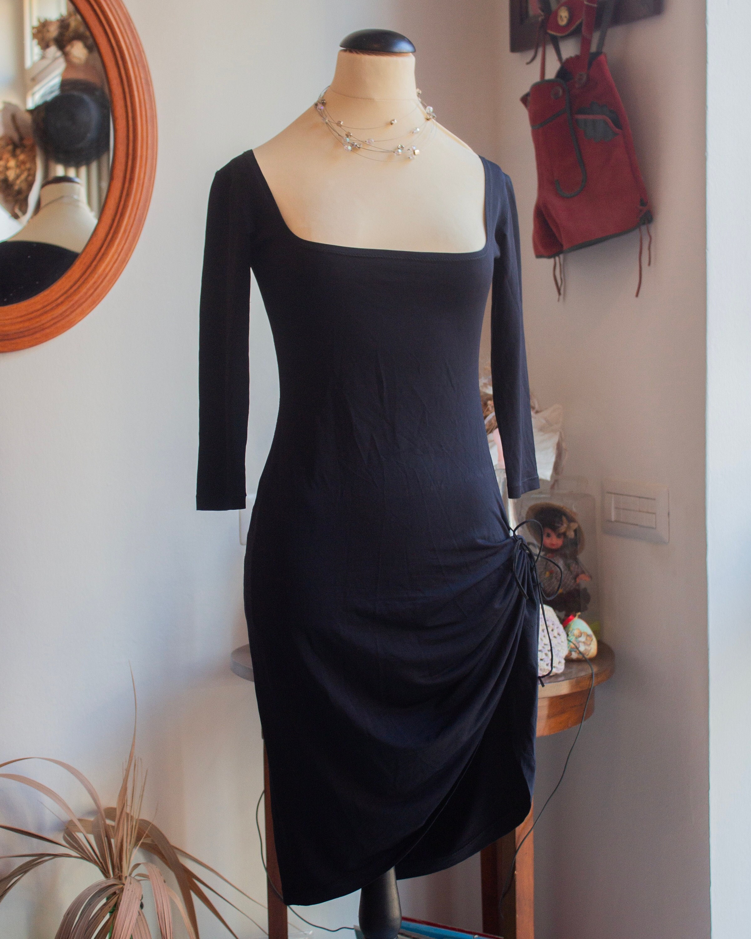 8+ Side Drape Dress