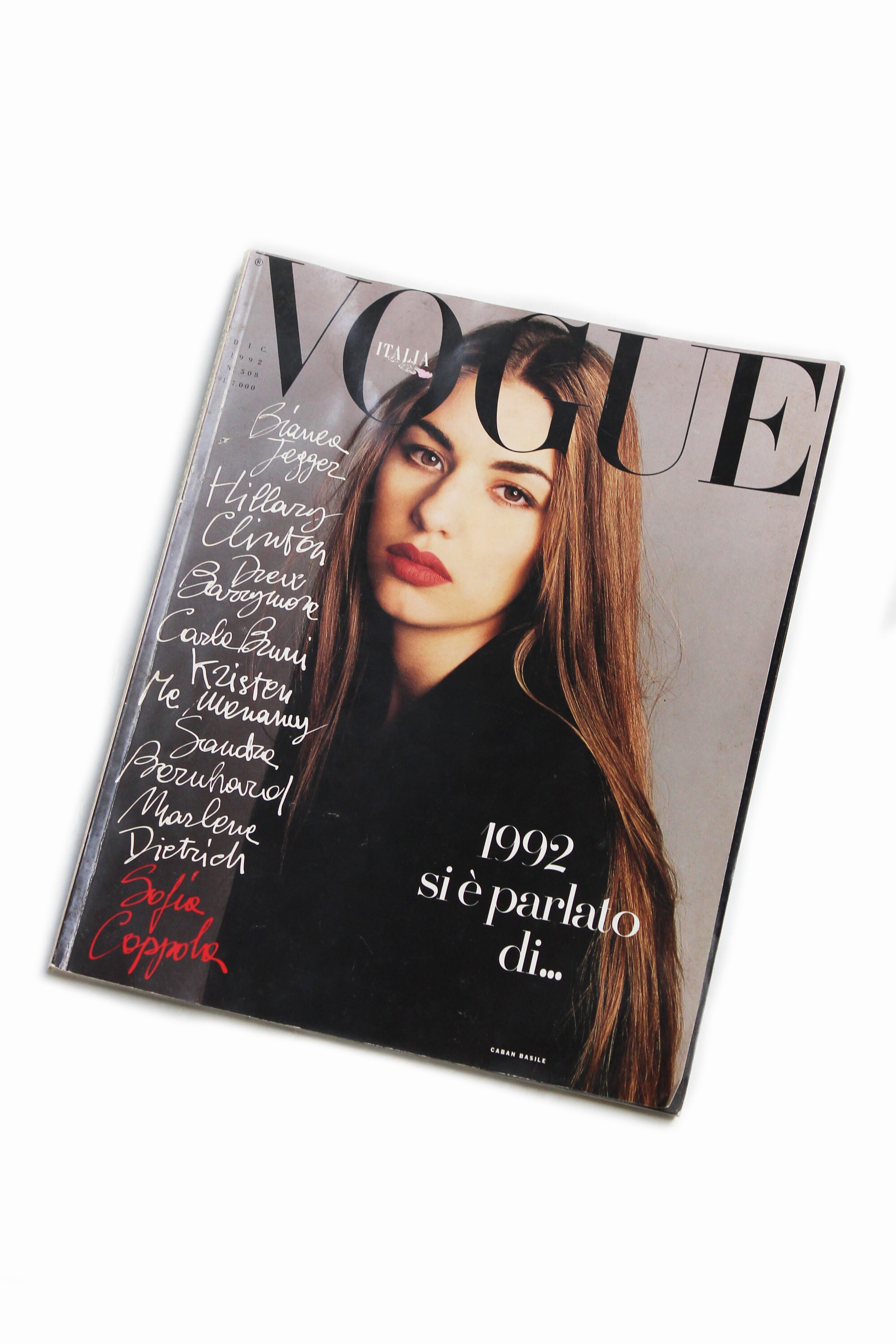 Vogue Italia December 1992: Sofia Coppola - Journal - I Want To Be