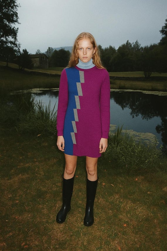 knitted flare dress Sun-imperial