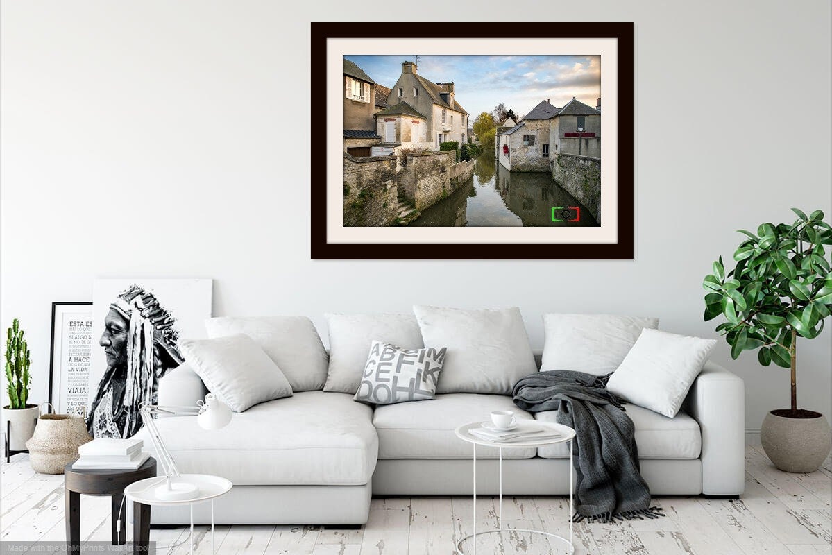 Photography of a Canal in Bayeux in Normandy France. Art - Etsy