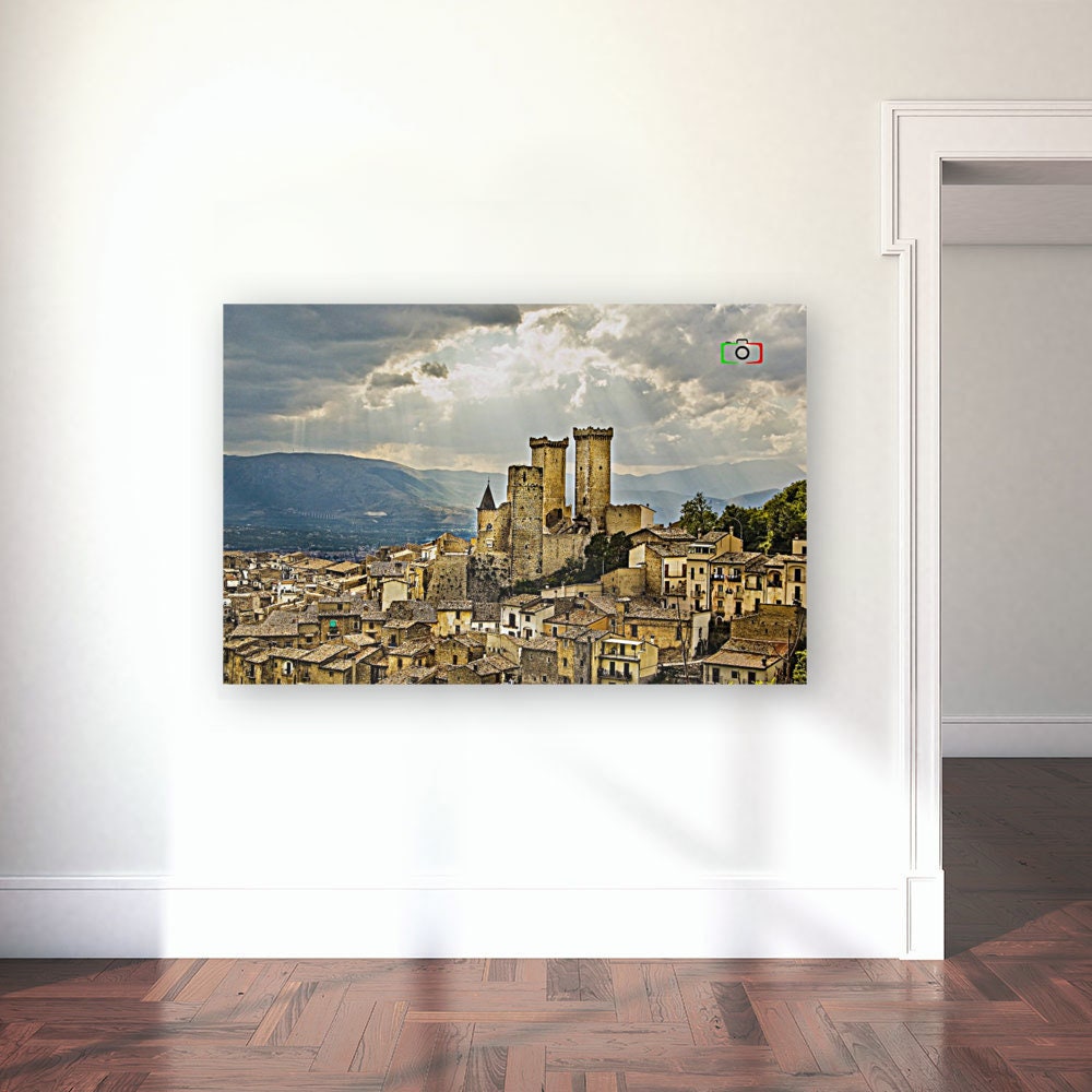 Photography of the Castle in Pacentro Abruzzi Italy - Etsy