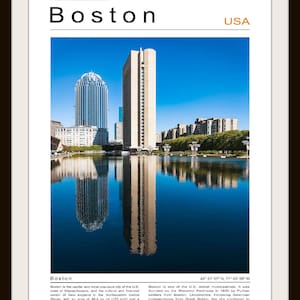 Boston Print, Boston Art, Boston Poster, Boston Photo, USA, wall art, photography, Massachussets.
