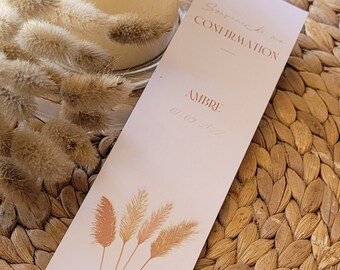 Set of 5 bookmarks - party favors for baptism, communion, profession of faith, confirmation - Set of 5