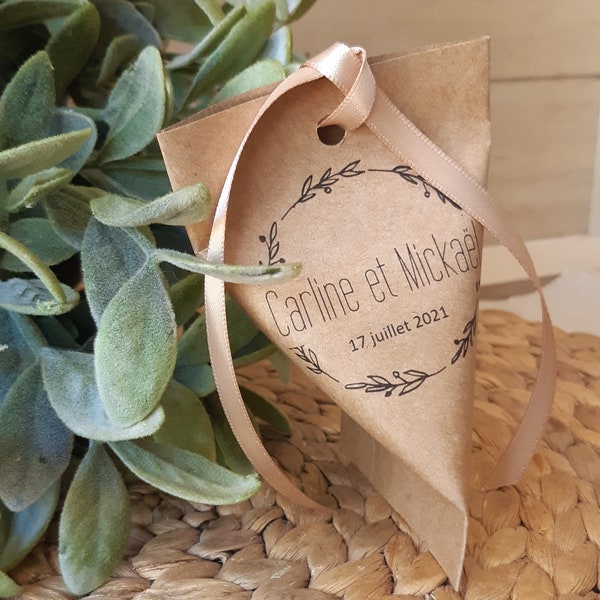 Bolsas de papel kraft - Envases para dulces - Caja de dulces - Caja de dulces