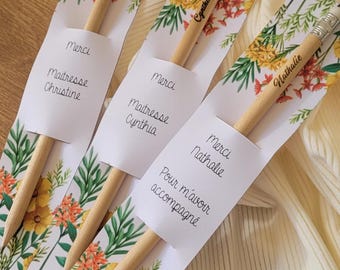 lápiz de madera - lápiz - gracias profesor