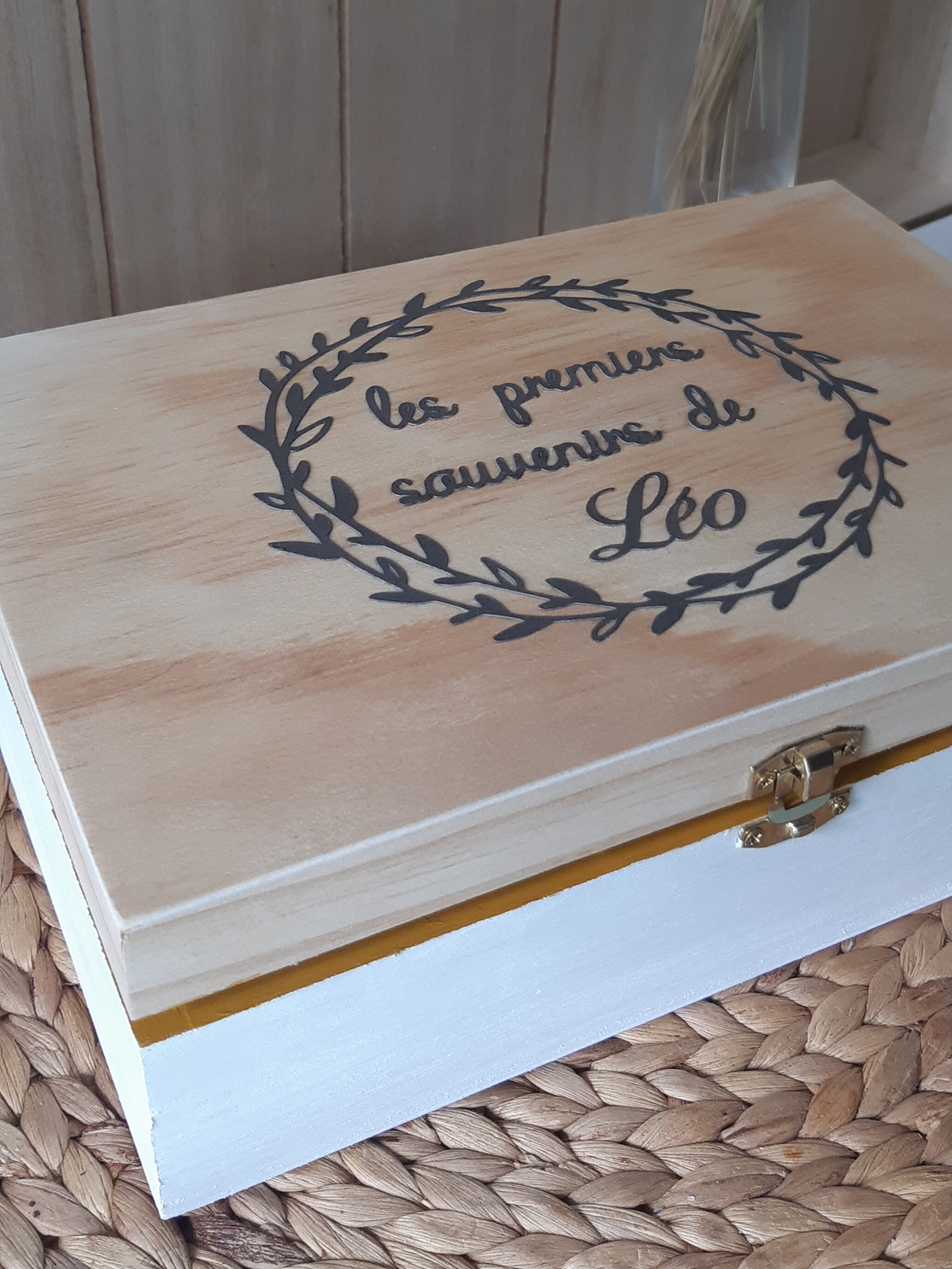 Coffret de naissance Cadeau souvenir Boîte à souvenirs à | Etsy